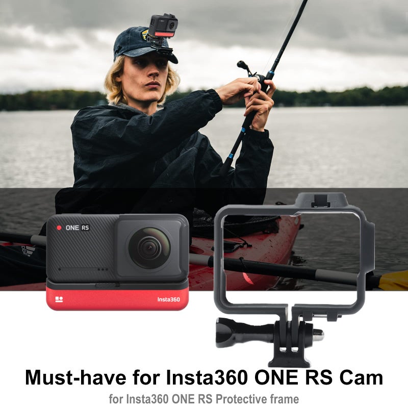 Sruim Mounting Bracket for Insta360 ONE RS Frame, Protective Case Cage Mount Accessories - Image 2